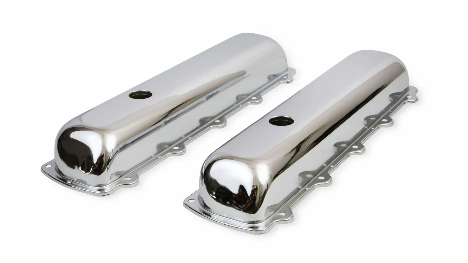 Mr. Gasket Chrome Valve Covers without Baffle - 9422